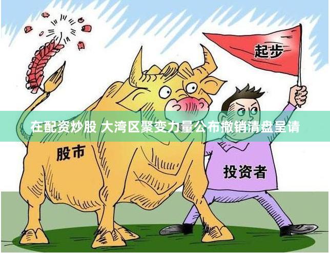 在配资炒股 大湾区聚变力量公布撤销清盘呈请